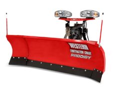 red Western Snow Plow